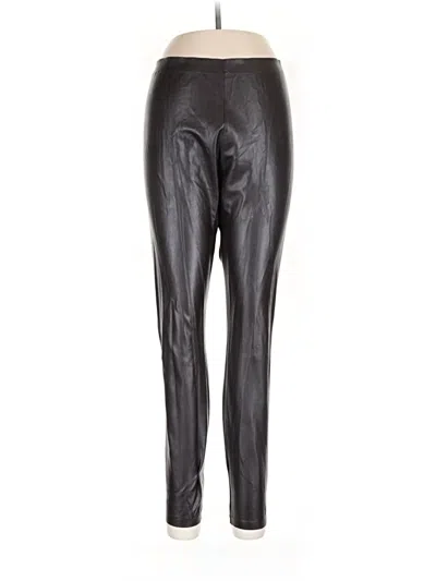 Pre-owned Hue Leggings In Black