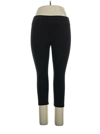 Pre-owned Hue Leggings In Black