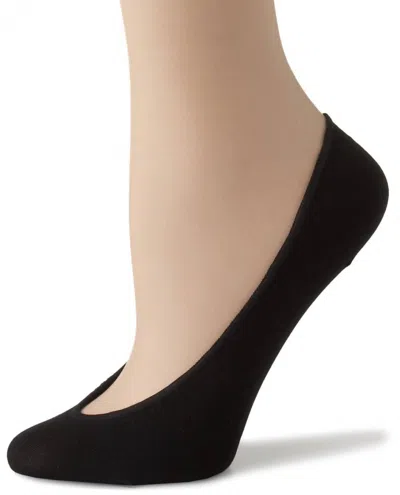 Hue 3-pk. Perfect Edge Liner Socks In Black Pack