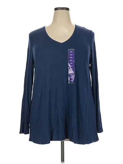 Hue Long Sleeve T-shirt In Blue