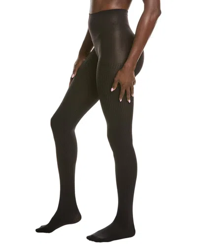 Hue Micro Houndstooth Tights In Brown