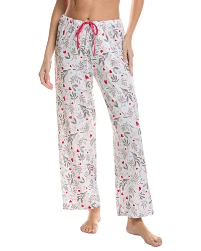 Hue My Heart Petals Long Pajama Pant In White