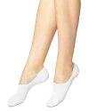 Hue No Show Liner Socks In White