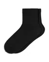 Hue Opaque Anklet Socks In Black