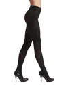 Hue Opaque Control Top Tights In Black