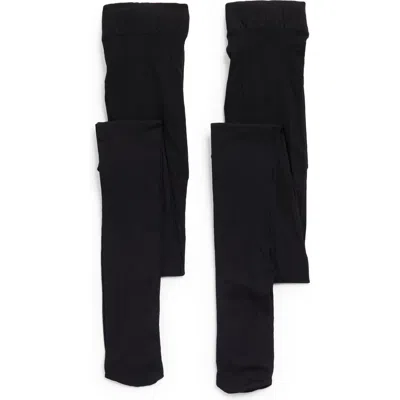 Hue Opaque Control Top Tights In Black Pack