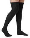 Hue Opaque Over The Knee Socks In Black