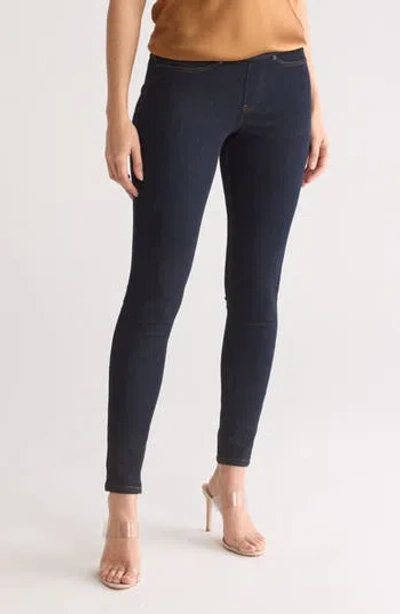 Hue Original Denim Leggings In Blue