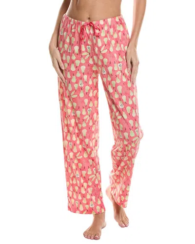Hue Pear Club Long Pajama Pant In Pink