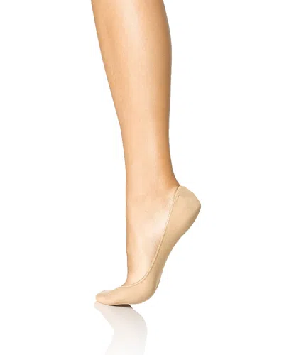 Hue Perfectly Bare Hidden Liner Socks In Cream