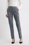 Hue Pintuck Slim Fit Pull-on Pants In Multi