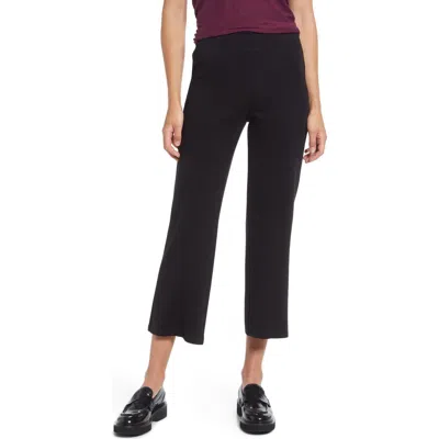 Hue Pontease Crop Flare Leggings In Black