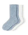 Hue Sequin Soft Rib Crew Socks, Pack Of 2 In Denim Pack