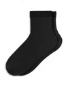 Hue Opaque Anklet Socks In Black