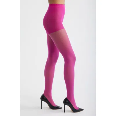 Hue Sheer Control Top Tights In Pink