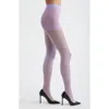 Hue Sheer Control Top Tights In Purple