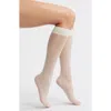 Hue Sheer Knee High Socks In White