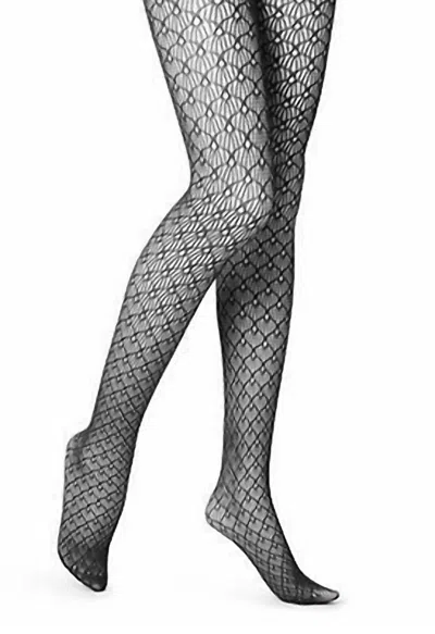 Hue Shell Net Tights In Black