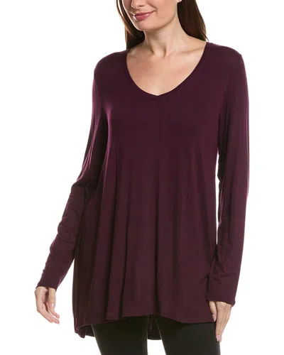 Hue Sleep Shirt In Burgundy