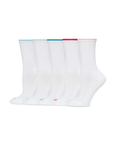 Hue Sport Crew Socks, Pack Of 5 In Brown