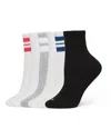 Hue Sport Mini Crew Socks, Pack Of 6 In Multi