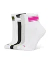 Hue Sport Mini Crew Socks, Pack Of 6 In Stripe