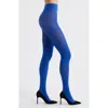 Hue Super Opaque Tights In Blue