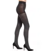 Hue Super Opaque Tights In Graphite Heather