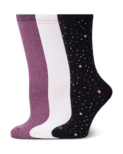 Hue Super Soft Crew Socks, Set Of 3 In Multi