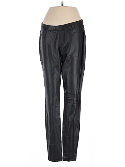 Pre-owned Hue Track Pants In Black