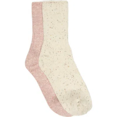 Hue Tweed Ribbed Boot Socks In Multi