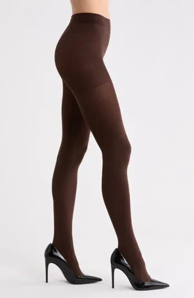 Hue Ultimate Opaque Tights In Brown