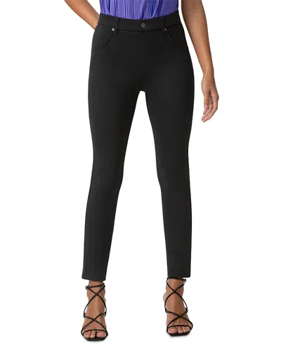 Hue Ultra Soft Denim Skimmer Jeans In Black