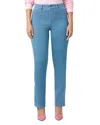 Hue Ultra Soft High Rise Denim Baby Bootcut Leggings In Sail Blue Wash