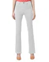 Hue Ultra Soft High Rise Denim Baby Bootcut Leggings In White