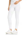 Hue Sweatshirt Denim Capris In White