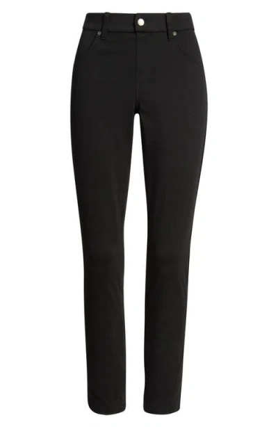 Hue Ultra Ultrasoft High Rise Denim Skimmer Leggings In Black