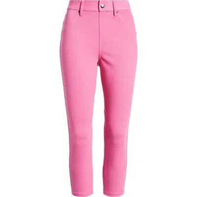 Hue Ultrasoft Denim Capri Leggings In Pink