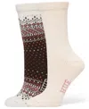 Hue Women's 2-pack Ombre Fair Isle Crew Socks In Animal Print
