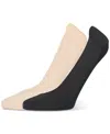 Shop Hue Women's 2-pk. Heelbliss Cushioned-back Liner Socks U24376