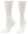 Hue Women's 3 Pack Crew Socks In White