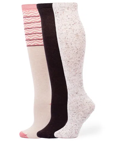 Hue Women's 3-pack Over-the-knee Boot Socks In Black