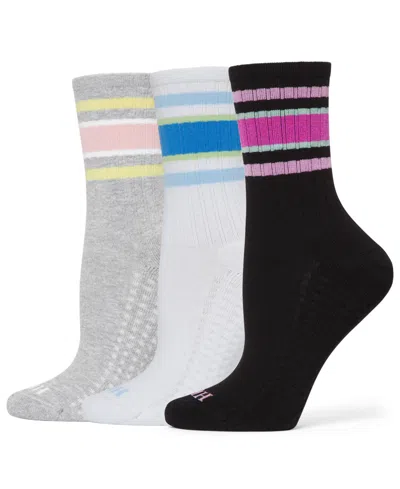 Hue Women's 3-pk. Air Cushion Sport Crew Socks U24404 In Multi