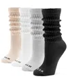 Hue Women's 4-pack Wide Ribbed Slouch Casual Socks In Multi
