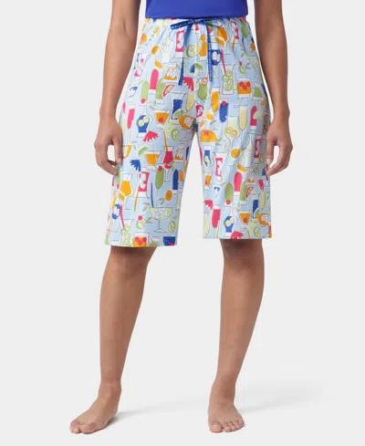 Hue Women's Bermuda Pajama Pants In Blue