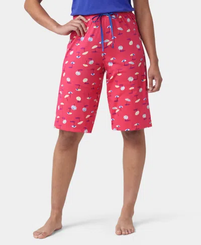 Hue Women's Bermuda Pajama Pants In Pink