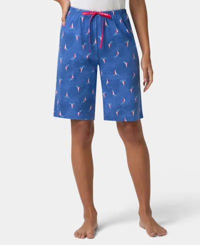 Hue Women's Chalk Dot Pj Bermuda In Blue