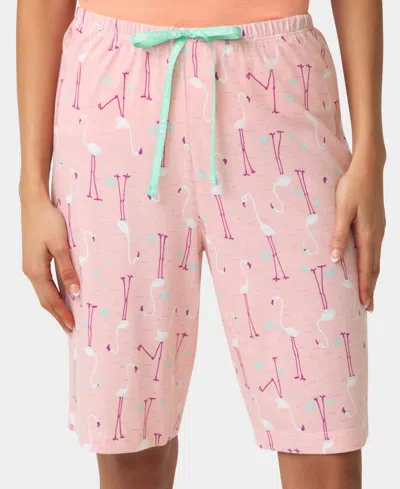 Hue Women's Chalk Dot Pj Bermuda In Pink