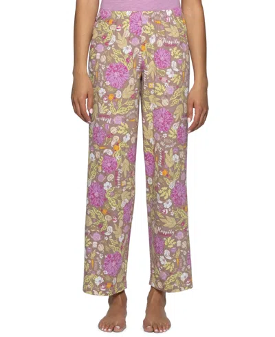 Hue Women's Harvest Floral Pull-on Relaxed-fit Lounge Pants In Multi