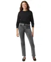 Hue Women's High-rise Denim Baby Bootcut Leggings In Gray